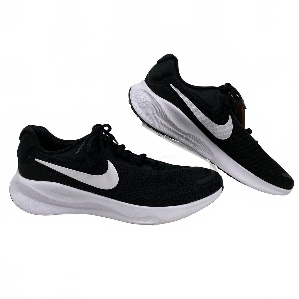 Nike Black White Revolution 7 Sneakers | Womens 8.5